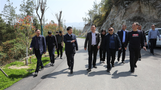 阮利民来我县调研水库运行管理工作