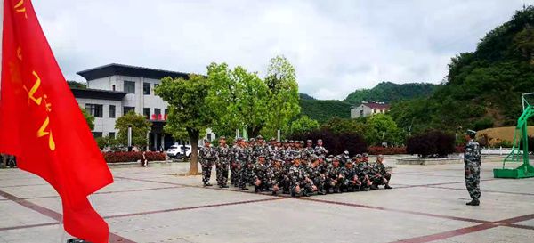 大木厂镇召开基干民兵点验大会