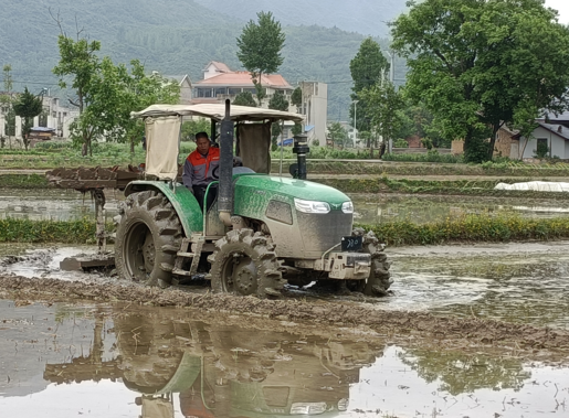 房县：田间地头人机齐上忙农事