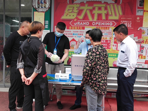 门古市场监管所守住舌尖上的安全