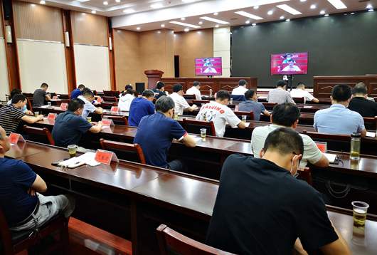 我县收听收看全省安委会第二次全会暨安全生产专项整治三年行动推进电视电话会