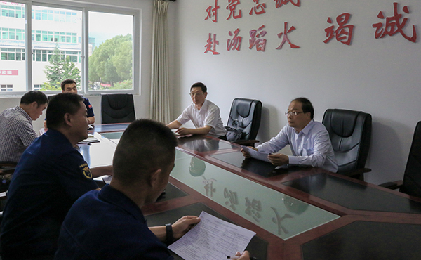 蔡贤忠检查消防部门安全隐患排查整治工作