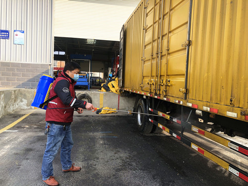 县物流园:多举措守牢快递行业防疫红线