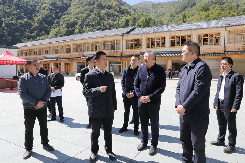 纪道清到九道调研时强调：定目标谋发展   抓党建促振兴  奋力打造特色旅游乡镇
