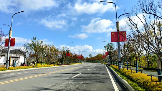 吉甫路绿化改造提升城市“颜值”