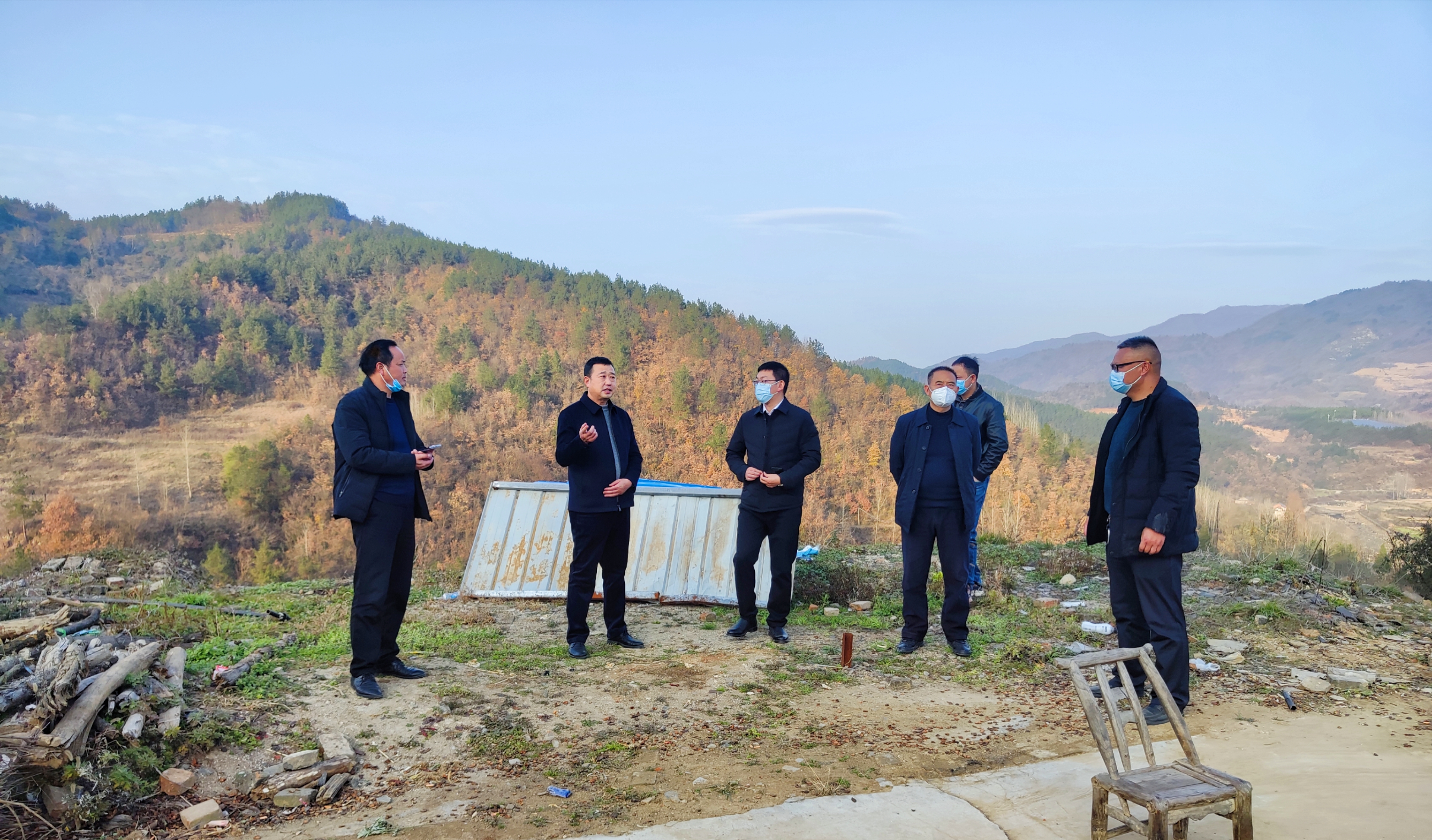 林云国到白鹤镇调研产业发展工作