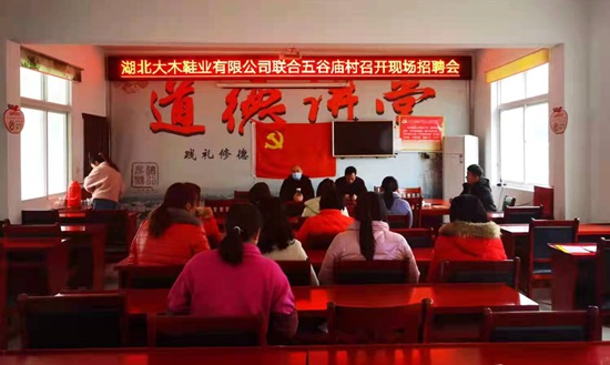 大木厂镇：就业不出村  服务在家门