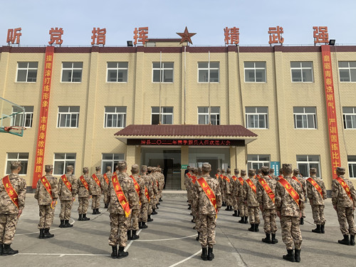 我县40名新兵将奔赴军营