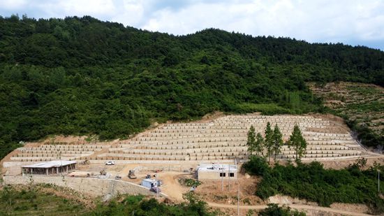 白鹤镇民生项目集镇公墓建设稳步推进