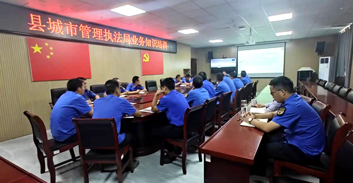 房县城管：提升依法行政水平 推进法治化营商环境