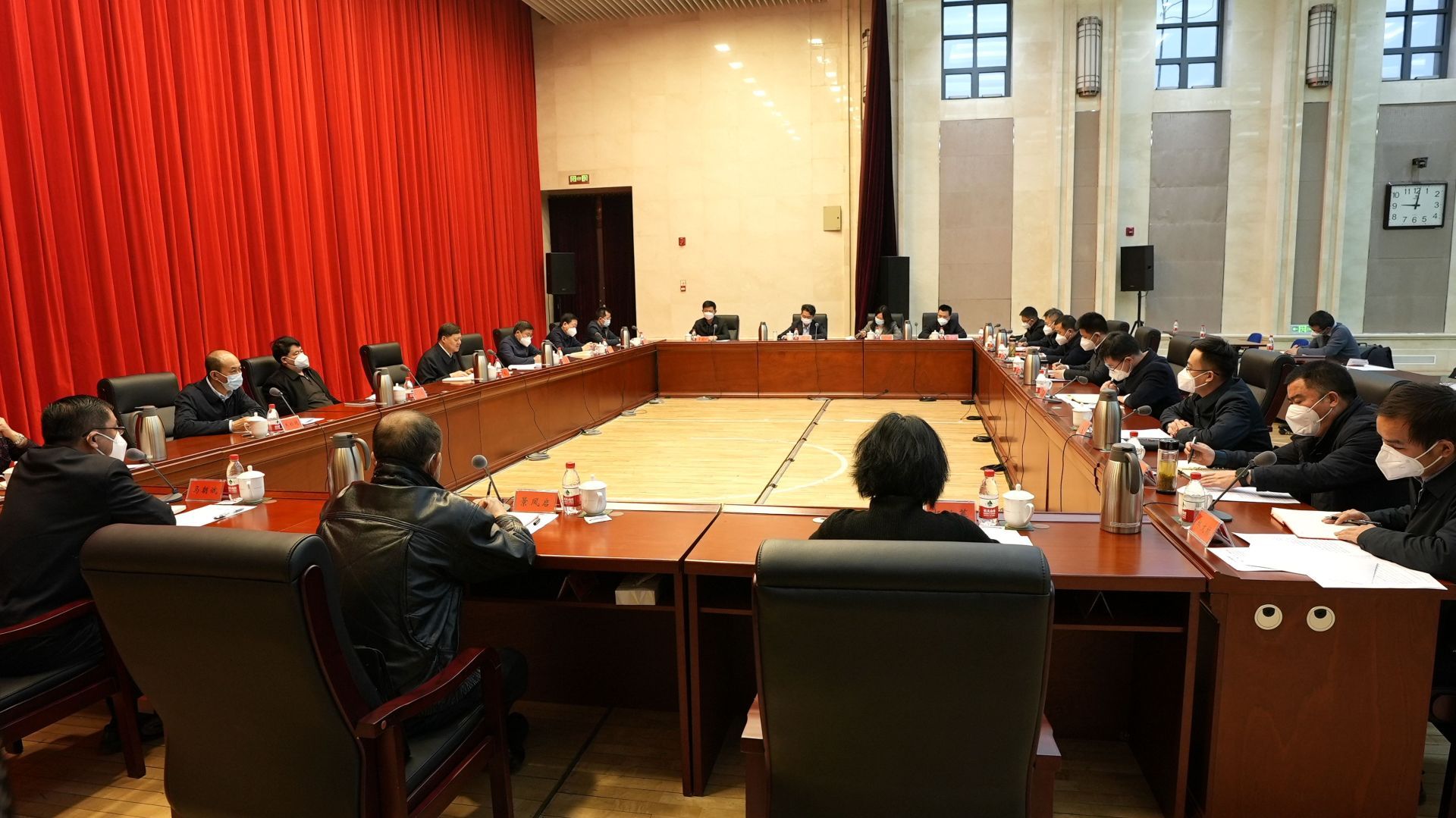 纪道清到北京前往国家保密局水利部房山区南水北调集团拜访对接工作