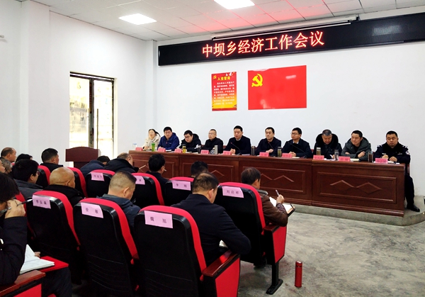 中坝乡召开经济工作会
