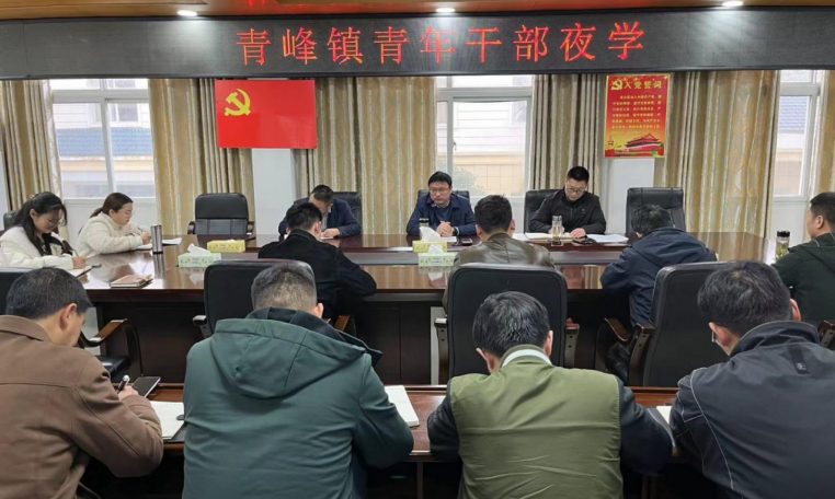 青峰镇：“夜学班”为青年干部赋能加力 助推能力作风建设再上台阶