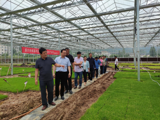 荆门市考察团来房考察交流农经工作