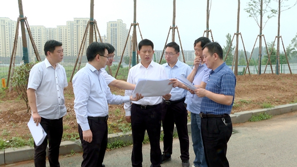 纪道清调研督导重点项目建设