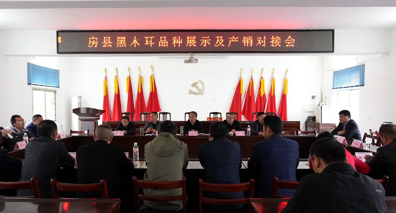 我县开展黑木耳品种展示和产销对接工作