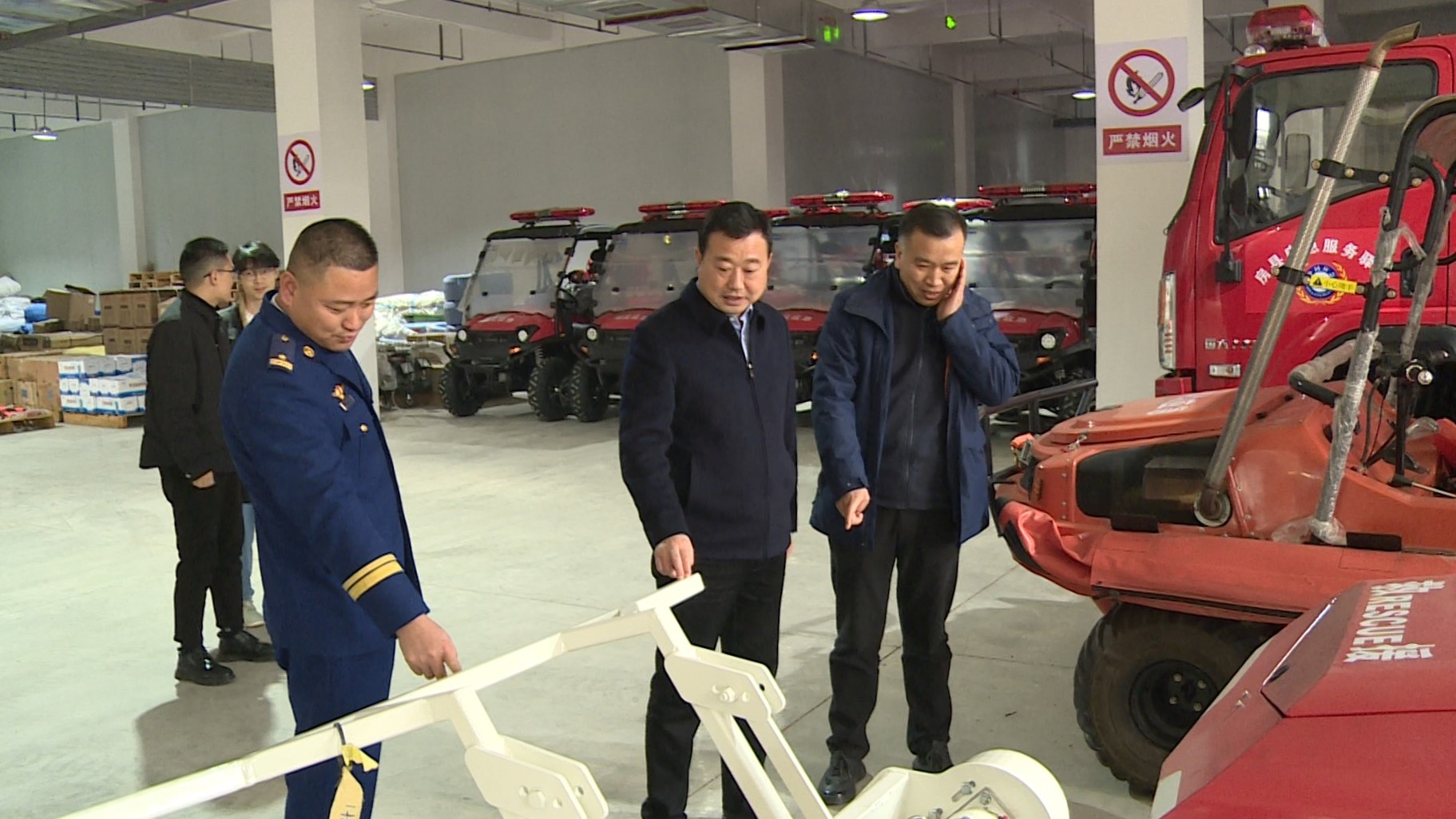 林云国调研我县基层应急管理体系和救援能力建设工作