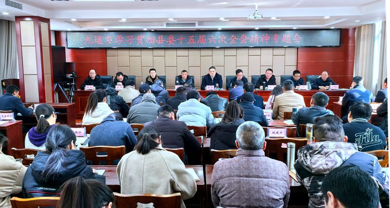 九道乡深入学习贯彻县委十五届六次全会精神