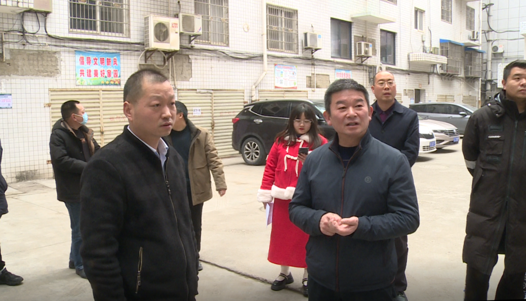 房县对文明城市创建工作开展联合督查