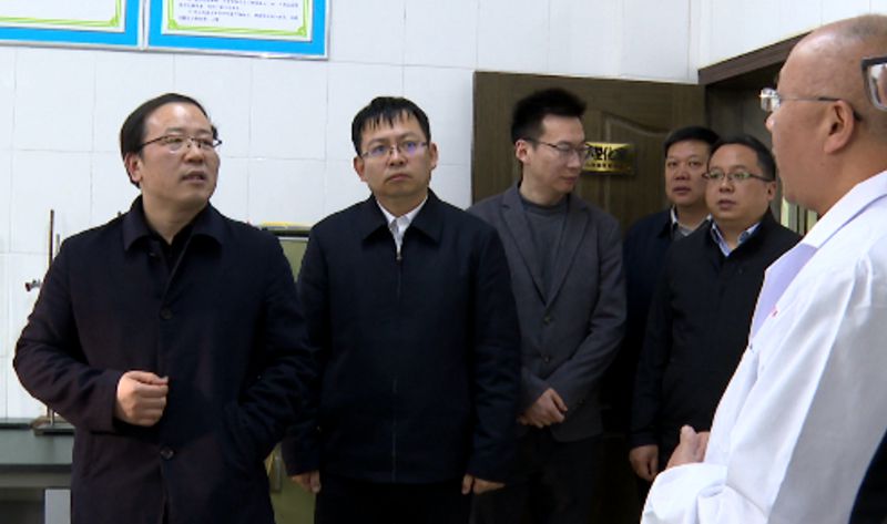 市公共检验检测中心来我县开展调研工作